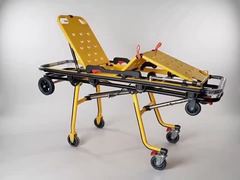 ブレーキ付きサイレントユニバーサルホイールを備えた医療用​​自動搭乗搬送担架