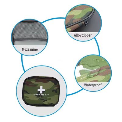 カモフラージュ 大容量 ファーストエイドキット 荒野生存キット 屋外救助 医療用キット