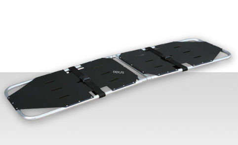 アルミ合金ハードボード 患者移送のための2つ折りたたみストレッチャー 持ち運びに便利