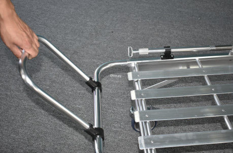 アルミニウム合金折りたたみ式ワイドエッジ低位置救急ストレッチャー 救助トロリー