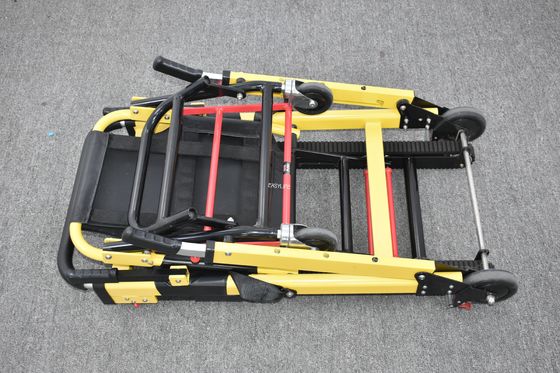 アルミニウム合金 手動 クローラー型 階段ストレッチャー 折りたたむ 軽量 病院の患者移転用