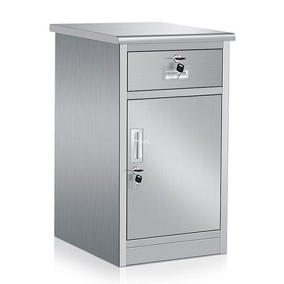 450MMの入院患者の枕元のロッカーのダイニング テーブルのキャビネット薄緑のOdm