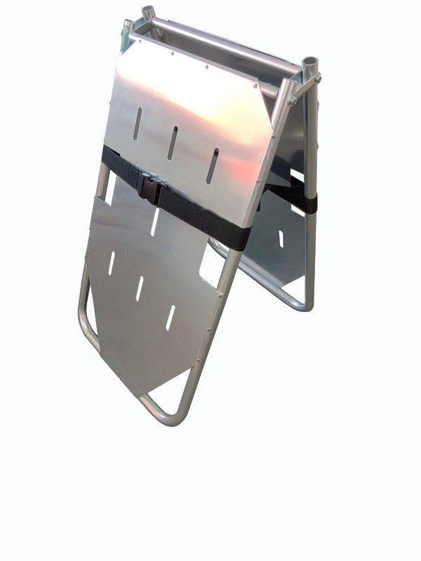 アルミ合金ハードボード 患者移送のための2つ折りたたみストレッチャー 持ち運びに便利