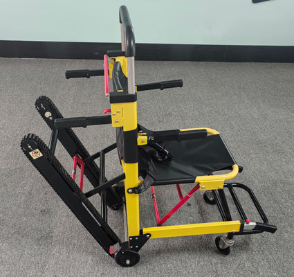 アルミニウム合金 手動 クローラー型 階段ストレッチャー 折りたたむ 軽量 病院の患者移転用