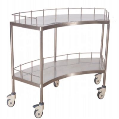 1400MMの45CMHospital引出しおよび車輪が付いている医学の家具の外科手術用の器具のステンレス鋼のトロリー